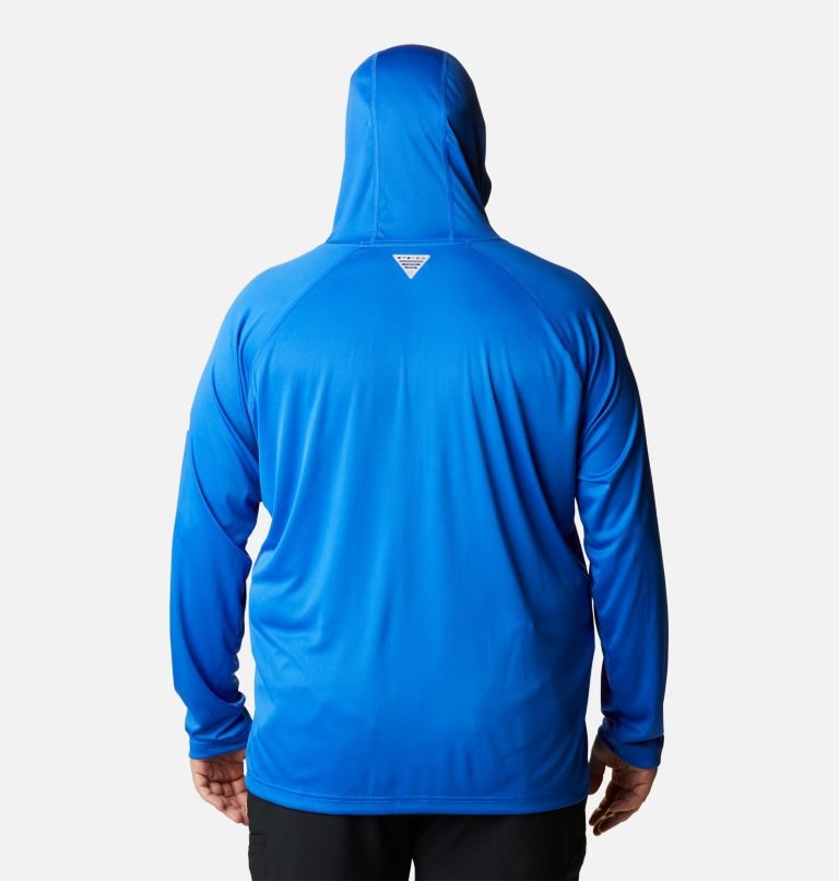 Men's Columbia PFG Terminal Tackle Hoodie Blue | Plus Size CA-T38L4